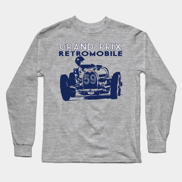 GRAND PRIX RETRO Long Sleeve T-Shirt by retroracing